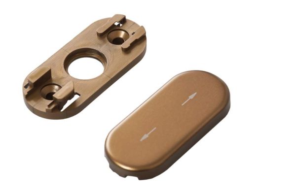 Заглушка-розетка для пластиковых окон Rotoline тём. бронза